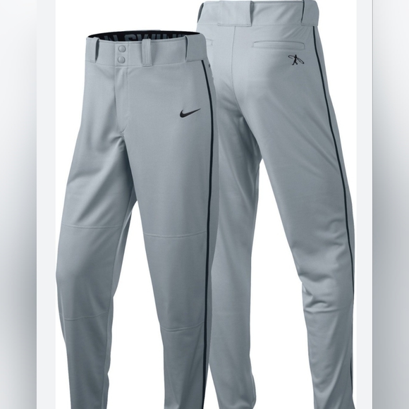 Nike Pants Nwt Nike Swingman Baseball Pants Gray And Black Poshmark